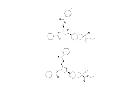1-BETA-[2-CYANO-2-(ETHOXYCARBONYL)-1,3-DIHYDRO-2H-INDEN-5-YL]-1,2-DIDEOXY-3,5-DI-O-(4-TOLUOYL)]-D-RIBOFURANOSIDE