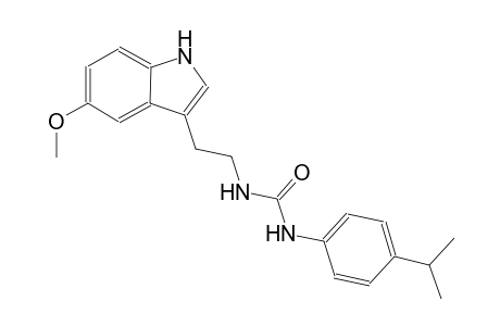 urea, N-[2-(5-methoxy-1H-indol-3-yl)ethyl]-N'-[4-(1-methylethyl)phenyl]-