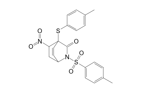 4-(4"-Methylbenzenesulfenyl)-2-(4'-methylbenzenesulfonyl)-5-endo-nitro-3-oxo-2-azabicyclo[2.2.2]-7-octene