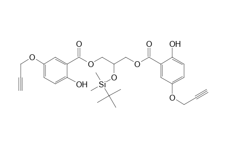 Benzoic acid, 2-hydroxy-5-(2-propynyloxy)-, 2-[[(1,1-dimethylethyl)dimethylsilyl]oxy]-1,3-propanediyl ester
