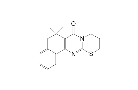 6,6-dimethyl-5,6,10,11-tetrahydro-7H,9H-benzo[h][1,3]thiazino[2,3-b]quinazolin-7-one