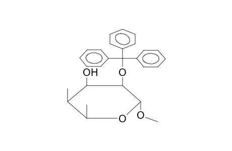 METHYL 4,6-DIDEOXY-2-O-TRITYL-4-C-METHYL-ALPHA-L-TALOHEXOPYRANOSIDE