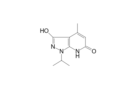 1-isopropyl-4-methyl-2,7-dihydropyrazolo[3,4-b]pyridine-3,6-dione