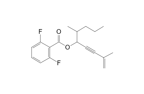 4-Methyl-1-(1-methylbutyl)-4-penten-2-ynyl 2,6-difluorobenzoate