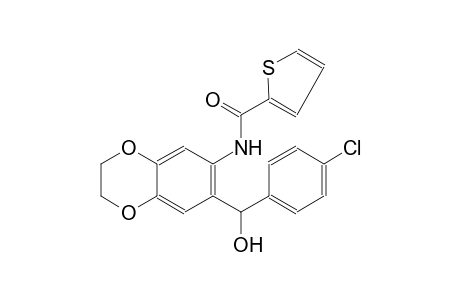 2-thiophenecarboxamide, N-[7-[(4-chlorophenyl)hydroxymethyl]-2,3-dihydro-1,4-benzodioxin-6-yl]-