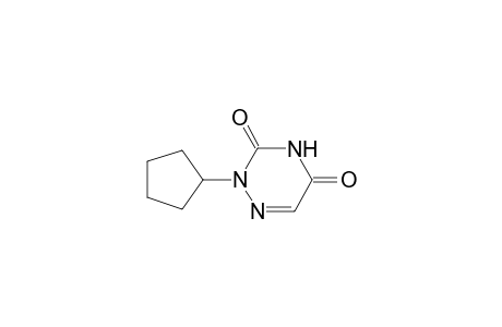 1,2,4-Triazine-3,5(2H,4H)-dione, 2-cyclopentyl-