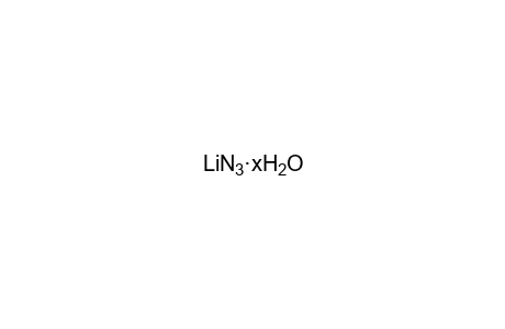 Lithium azide, appears hydroscopic