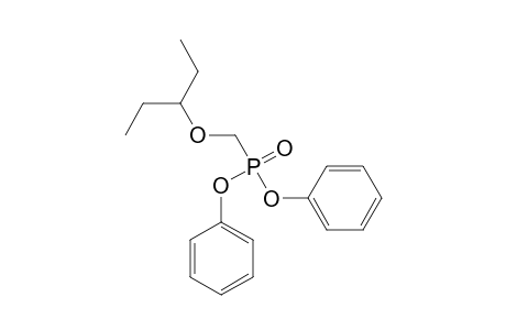 Phosphonic acid, [(1-ethylpropoxy)methyl]-, diphenyl ester