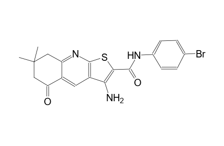thieno[2,3-b]quinoline-2-carboxamide, 3-amino-N-(4-bromophenyl)-5,6,7,8-tetrahydro-7,7-dimethyl-5-oxo-