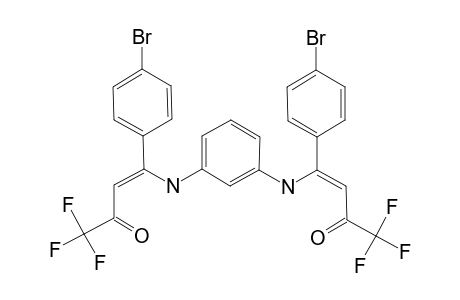 (Z,Z)-N,N'-BIS-[1-(4-BROMOPHENYL)-4,4,4-TRIFLUORO-3-OXO-1-BUTEN-1-YL]-1,3-PHENYLENEDIAMINE