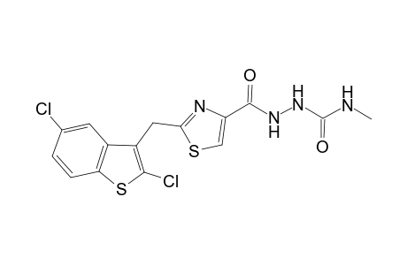 1-{{2-[(2,5-dichlorobenzo[b]thien-3-yl)methyl]-4-thiazolyl}carbonyl}-4-methylsemicarbazide