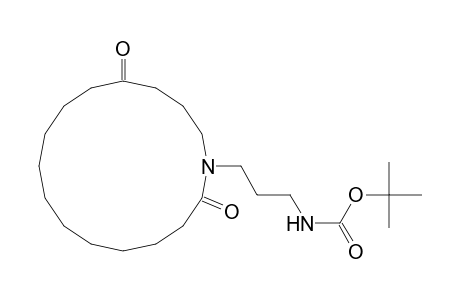 1-{3'-[(t-Butoxycarbonyl)amino]propyl}-1-azacyclohexadecane-2,13-dione