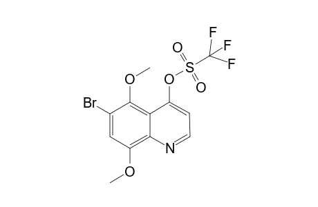 6-Bromo-5,8-dimethoxy-4((trifluoromethanesulfonyl]oxy]quinolinone
