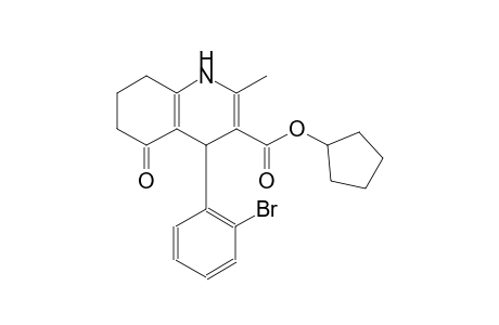 3-quinolinecarboxylic acid, 4-(2-bromophenyl)-1,4,5,6,7,8-hexahydro-2-methyl-5-oxo-, cyclopentyl ester