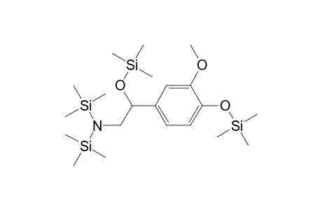 N-(2-(3-Methoxy-4-[(trimethylsilyl)oxy]phenyl)-2-[(trimethylsilyl)oxy]ethyl)(trimethyl)-N-(trimethylsilyl)silanamine