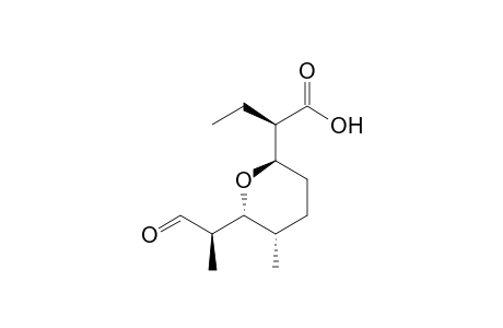 (2R)-2-[(2R,5S,6R)-5-methyl-6-[(1R)-1-methyl-2-oxo-ethyl]tetrahydropyran-2-yl]butanoic acid