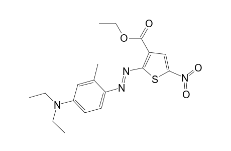 N,N-Diethyl-3-methyl-4-(3-carboethoxy-5-nitrothien-2-ylazo)aniline