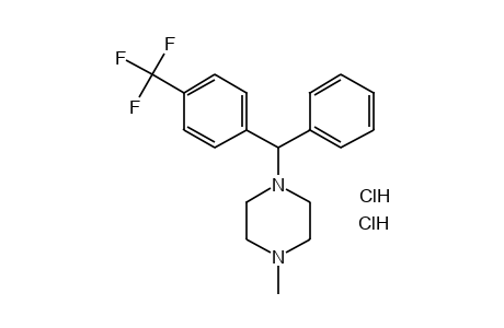 1-METHYL-4-[alpha-PHENYL-p-(TRIFLUOROMETHYL)BENZYL]PIPERAZINE, DIHYDROCHLORIDE