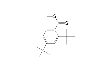 Benzenecarbodithioic acid, 2,4-bis(1,1-dimethylethyl)-, methyl ester