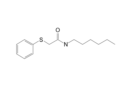 Acetamide, 2-phenylthio-N-hexyl-