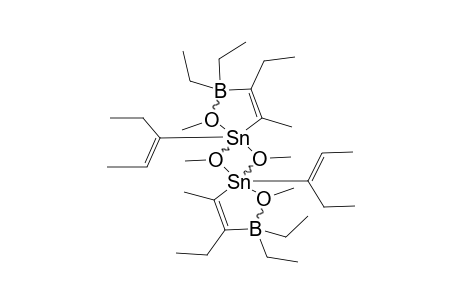 BIS-[MIU-(2-METHOXY)-4,5,5-TRIETHYL-2,5-DIHYDRO-1,3-DIMETHYL-2-[3'-(E)-PENT-2'-ENYL]-1,2,5-OXONIASTANNABORATOLE]