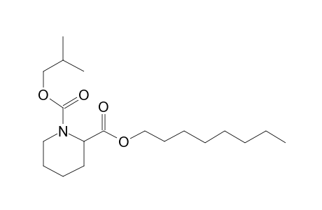 Pipecolic acid, N-isobutoxycarbonyl-, octyl ester