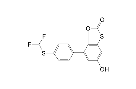 7-{4-[(difluoromethyl)sulfanyl]phenyl}-5-hydroxy-1,3-benzoxathiol-2-one