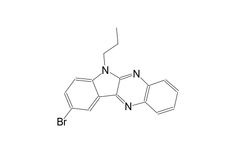 6H-indolo[2,3-b]quinoxaline, 9-bromo-6-propyl-