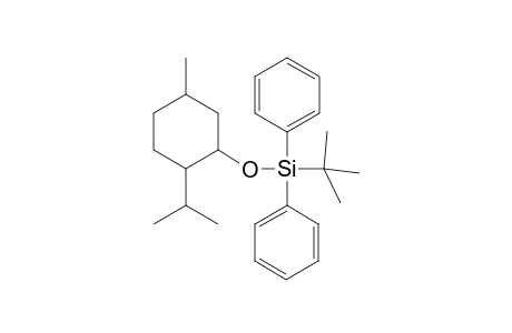 tert-Butyl(2-isopropyl-5-methylcyclohexyloxy)diphenylsilane