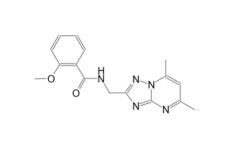 benzamide, N-[(5,7-dimethyl[1,2,4]triazolo[1,5-a]pyrimidin-2-yl)methyl]-2-methoxy-