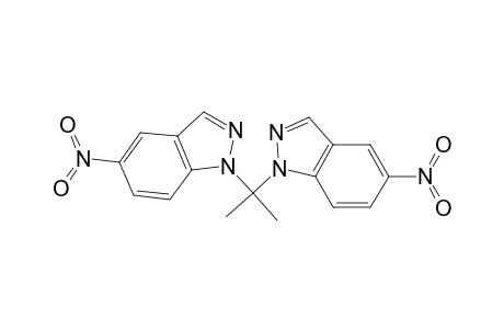 1H-Indazole, 1,1'-(1-methylethylidene)bis[5-nitro-