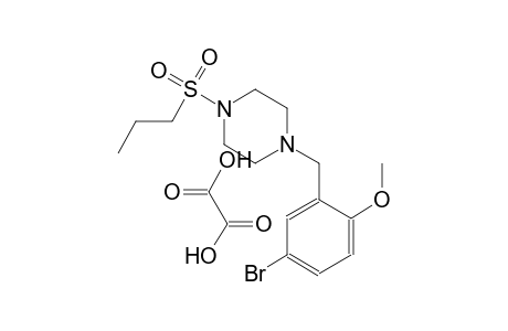 1-(5-bromo-2-methoxybenzyl)-4-(propylsulfonyl)piperazine oxalate