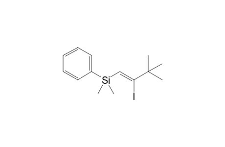(Z)-1-Dimethylphenylsilyl-2-iodo-3,3-dimethyl-1-butene