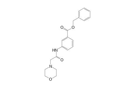 Benzyl 3-(2-morpholinoacetamido)benzoate