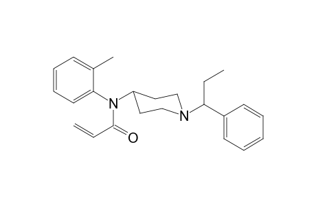 N-2-Methylphenyl-N-[1-(1-phenylpropyl)piperidin-4-yl]prop-2-enamide