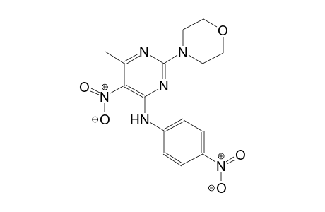 N-[6-methyl-2-(4-morpholinyl)-5-nitro-4-pyrimidinyl]-N-(4-nitrophenyl)amine