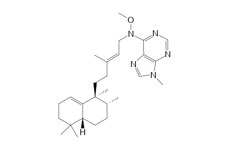 N-[15-ent-halima-1(10),13E-dienyl]-N-methoxy-9-methyl-9H-purin-6-amine