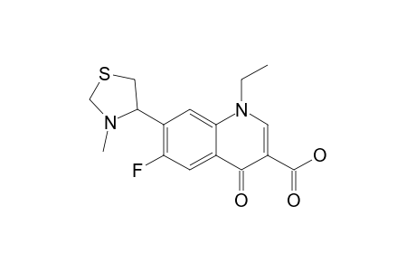 7-(3-METHYL-4-IMIDAZOLIDINYL)-1-ETHYL-6-FLUORO-1,4-DIHYDRO-4-OXOQUINOLINE-3-CARBOXYLIC-ACID