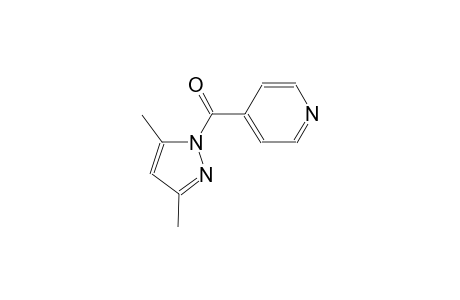 4-[(3,5-dimethyl-1H-pyrazol-1-yl)carbonyl]pyridine