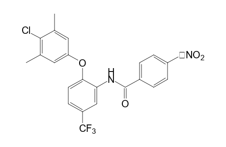 6'-[(4-CHLORO-3,5-XYLYL)OXY]-4-NITRO-alpha,alpha,alpha-TRIFLUORO-m-BENZOTOLUIDIDE