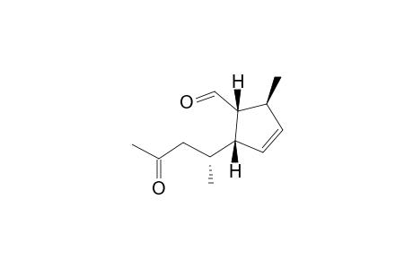 (1RS,2SR,5RS,1'RS)-2-Methyl-5-(1-methyl-3-oxobutyl)cyclopent-3-ene-1-carbaldehyde