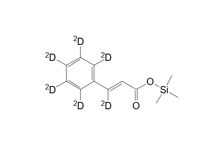 Trimethylsilyl 3-deutero-3-(pentadeuterophenyl)-2-propenoate