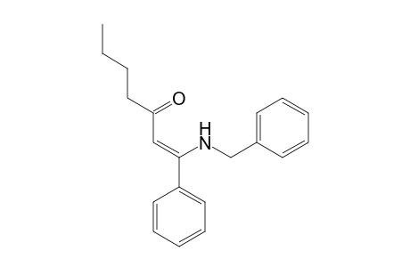 (Z)-1-(Benzylamino)-1-phenylhept-1-en-3-one