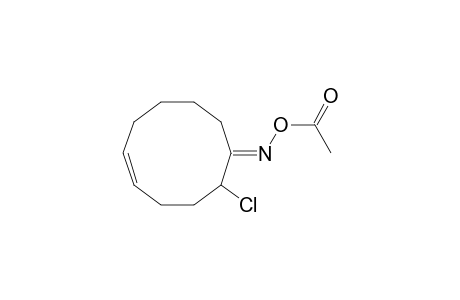 5-Cyclodecen-1-one, 2-chloro-, O-acetyloxime