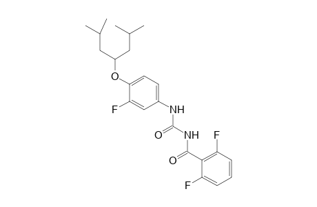 Benzamide, 2,6-difluoro-N-[[[3-fluoro-4-[3-methyl-1-(2-methylpropyl)butoxy]phenyl]amino]carbonyl]-