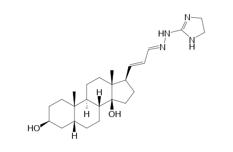 (E,E)-21-[(2-Imidazolinhydrazono)methyl]-5.beta-pregn-20-ene-3.beta.,14.beta.-diol