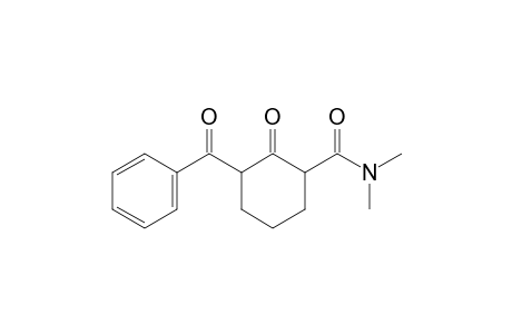 2-Benzoyl-6,N,N-dimethylcarbamoylcyclohexanone