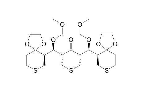 (3R,5S)-3,5-bis[(R)-[(6S)-1,4-dioxa-8-thiaspiro[4.5]decan-6-yl]-(methoxymethoxy)methyl]thian-4-one