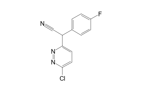 ALPHA-(4-FLUOROPHENYL)-ALPHA-(6-CHLOROPYRIDAZIN-3-YL)-ACETONITRILE