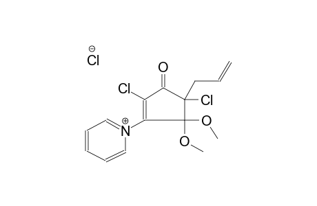 2,5-DICHLORO-4,4-DIMETHOXY-3-PYRIDINIO-5-ALLYL-2-CYCLOPENTENONECHLORIDE